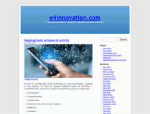 Tablet Screenshot of e4innovation.com